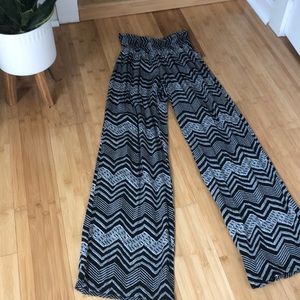 Zig Zag Palazzo Pants